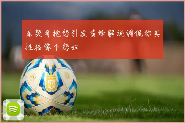 东契奇抱怨引发黄蜂解说调侃称其性格像个怨妇